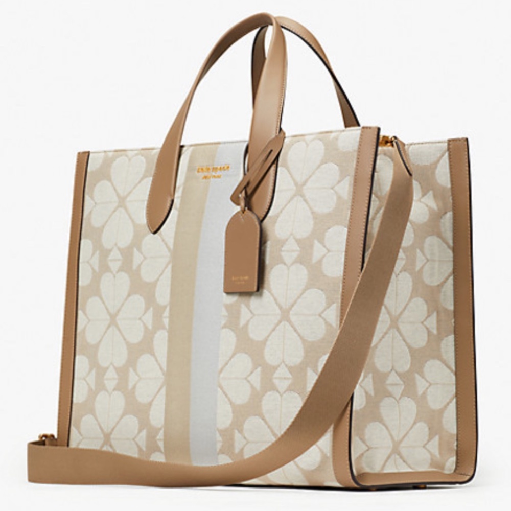 【kate spade】Stripe Manhattan Large Tote/NWT!! - Picture 3 of 8